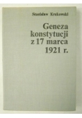 Geneza konstytucji z 17 marca 1921 r.