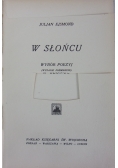 W słońcu, 1930 r.