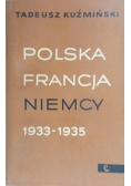 Polska Francja Niemcy 1933 - 1935