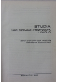 Studia nad dziejami Strzyżowa i okolic