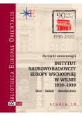 Początki sowietologii: Instytut Naukowo-Badawczy Europy Wschodniej w Wilnie (1930-1939)