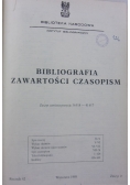 Bibliografia Zawartości Czasopism ,Zeszyt 9 do 12