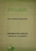 Psychologia religii  Wybrane zagadnienia