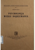 Psychologja wieku dojrzewania 1932 r.