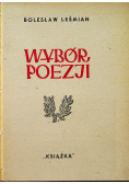 Leśmian Wybór poezji 1946 r.