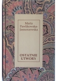 Ostatnie utwory