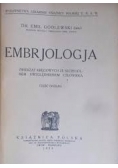 Embrojologja ,1924 r.