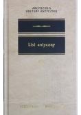 List antyczny