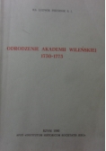 Odrodzenie akademii wileńskiej 1730-1773
