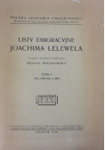 Listy emigracyjne Joachima Lelewela. Tom I, 1948 r.