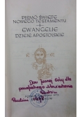 Pismo Święte Nowego Testamentu: Ewangelie
