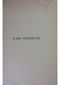 Kary kościelne, 1929 r.