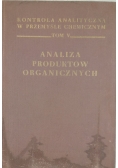 Analiza produktów organicznych