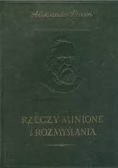 Rzeczy minione i rozmyślania Tom V