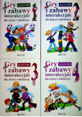 Gry i zabawy interakcyjne dla dzieci i młodzieży tom od I do IV