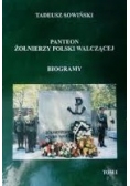 Panteon Żołnierzy Polski Walczącej, Tom I