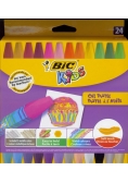 Kredki pastele olejowe 24 kolory BIC