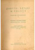 Zabytki Sztuki w Polsce ,1950r.