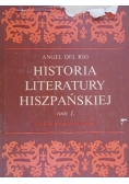 Historia literatury hiszpańskiej, Tom I