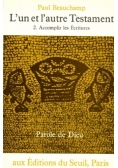 L'un et l'autre Testament