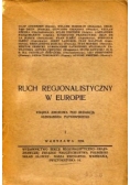 Ruch regionalistyczny w Europie, 1934 r.