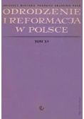 Odrodzenie i reformacja w Polsce, tom XV