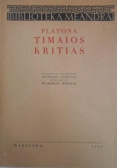Platona Timaios Kritias
