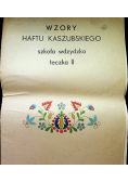 Wzory haftu kaszubskiego szkoła wdzydzka teczka 2