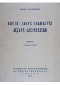 Krótki zarys gramatyki języka łacińskiego, 1946 r.