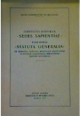 Constitutio apostolica Sedes Sapientiae