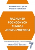 Rachunek pochodnych funkcji jednej zmiennej Zeszyt 7