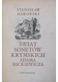 Świat sonetów krymskich Adama Mickiewicza