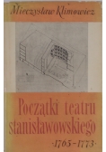Początki teatru stanisławowskiego