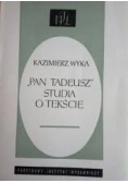 Pan Tadeusz. Studia o tekście