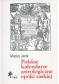 Polskie kalendarze astrologiczne epoki saskiej