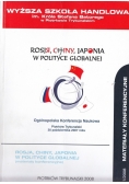 Rosja Chiny Japonia w polityce globalnej
