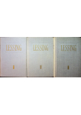 Lessing Dzieła wybrane 3 tomy