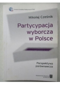 Cześnik Mikołaj - Partycypacja wyborcza w Polsce