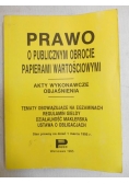 Fijałkowski Tadeusz (red.) - Prawo o publicznym obrocie papierami wartościowymi