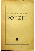 Leopardi poezje 1938 r