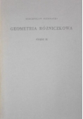 Geometria Różniczkowa , Tom II