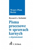 Pisma procesowe w sprawach karnych
