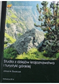 Studia z dziejów krajoznawstwa i turystyki górskiej