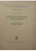 Verben Der Fortbewegung in der Deutschen Sprache Der Gegenwart