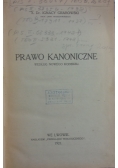 Prawo kanoniczne, 1921 r.
