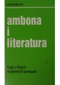 Ambona i literatura, Autograf Autora