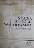 Studia z teorii wychowania Tom X