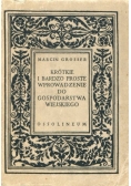 Krótkie i bardzo proste wprowadzenie do gospodarstwa wiejskiego