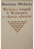 Wydawcy książek w Warszawie w okresie zaborów