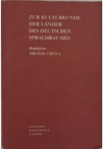 Zur kulturkunde der länder des deutschen sprachraums